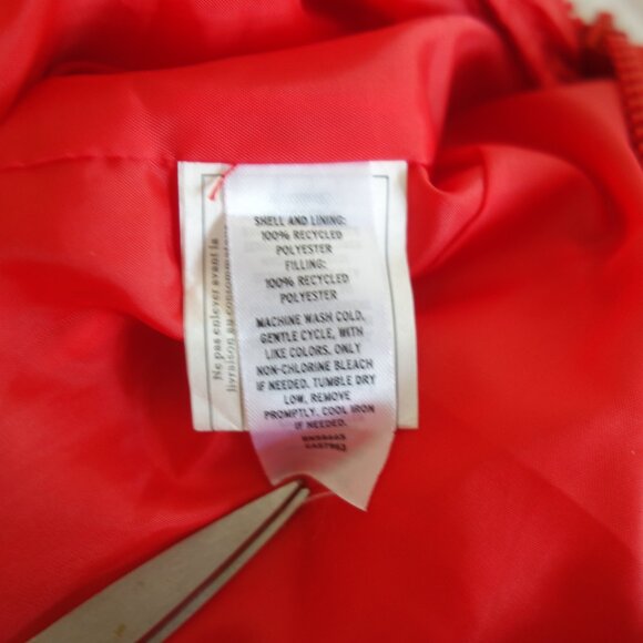 NORDSTROM Winter Snow One-Piece Red Puffer Suit – 9 months - Picture 4 of 5